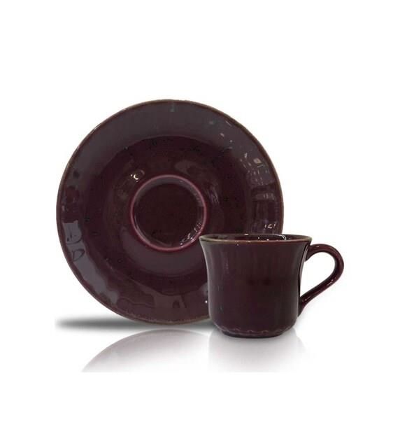 Acar 12 Parça Seda Kahve Seti 016917