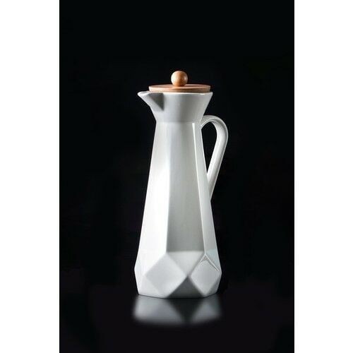 ACAR La Purle Bambu Kapaklı Porselen Yağlık PORJ-21-0300/12