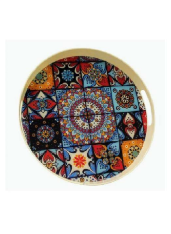 YUVARLAK CAM TEPSİ BEYAZ 1MLN-2185