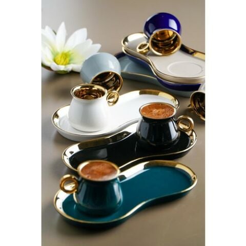 Acar Herakles 6 Kişilik Porselen Kahve Fincan Takımı SYT-011716/6