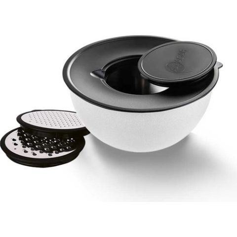 Acar Karat Gusto 5 Parça Rendeli Eğimli Karıştırma Kabı Beyaz 017153