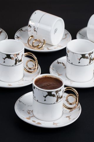 Acar Javed 6lı Porselen Kahve Fincan Takımı - SYT-011705/12