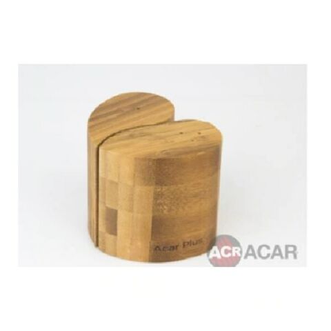 ACAR Kalp Desenli 2'li Bambu Tuzluk Biberlik BMB-008595
