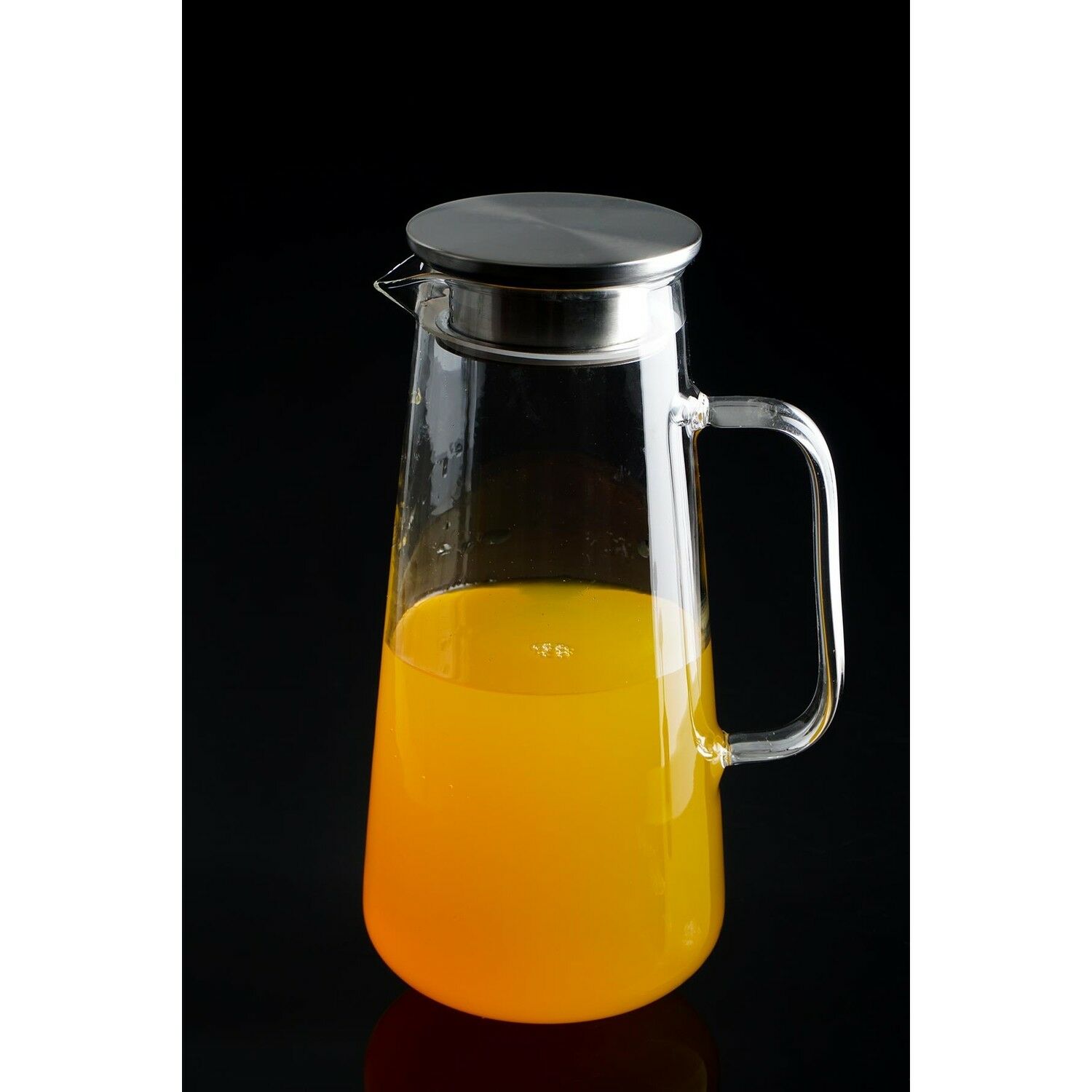 Acar Bloom Metal Kapaklı Cam Sürahi - 1800 ml - AC-011140/12