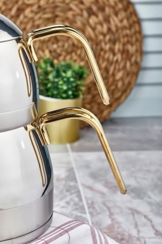 COOKER PREMIUM MINI BOY ÇELİK ÇAYDANLIK GOLD CKR2918