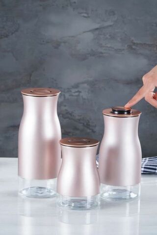 Acar Noir Rose 3'lü Cam Baharat Takımı - ALG-011646/4