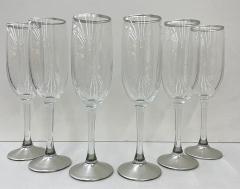 KCD MAT PLATİN KAHVE YANI BARDAK 6'LI TAKIM 044819-700118