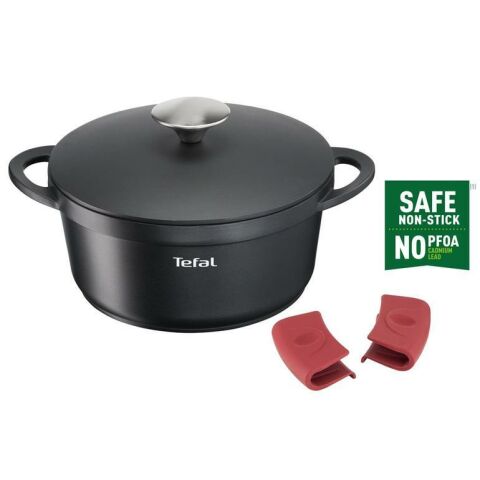 Tefal Trattoria İndüksiyon Tabanlı Döküm Derin Tencere - 20 cm - 2100116549