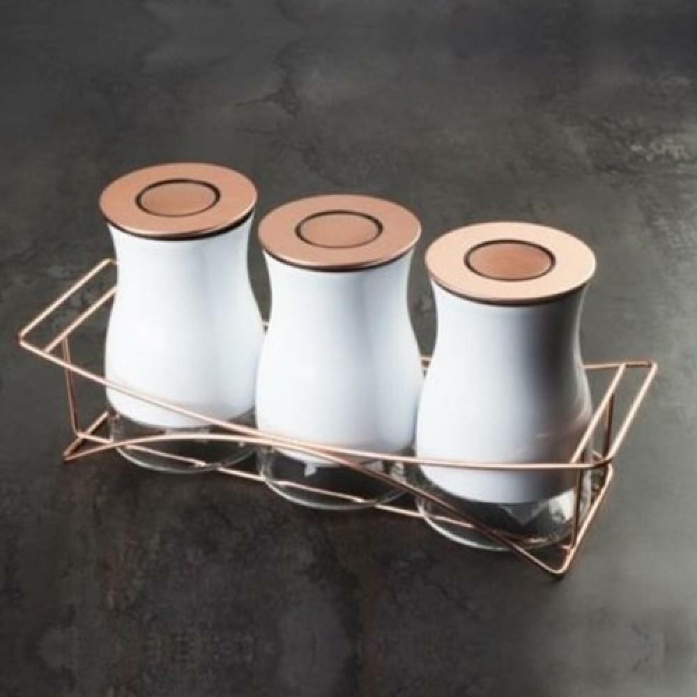 Acar 3 Parça Standlı Baharat Set