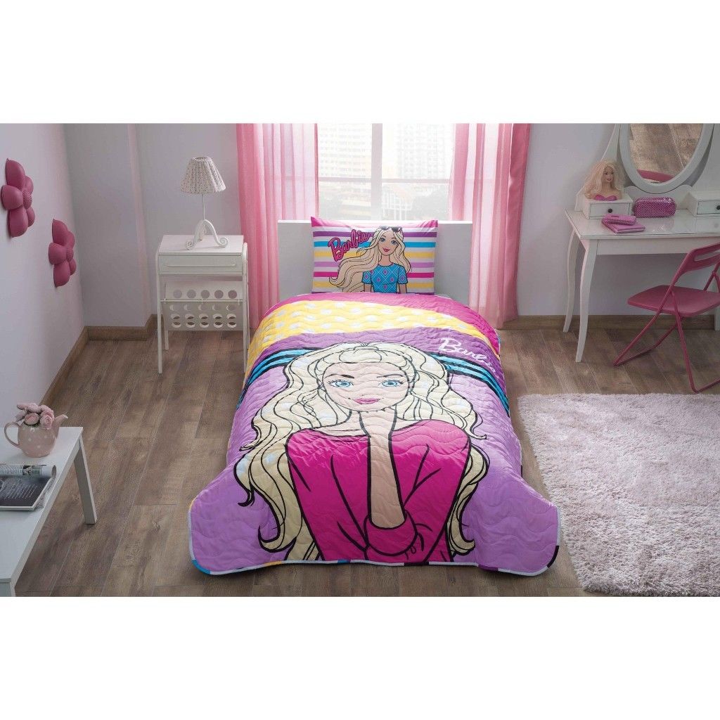 TAÇ LİSANSLI BARBİE DREAM YATAK ÖRTÜSÜ SETİ