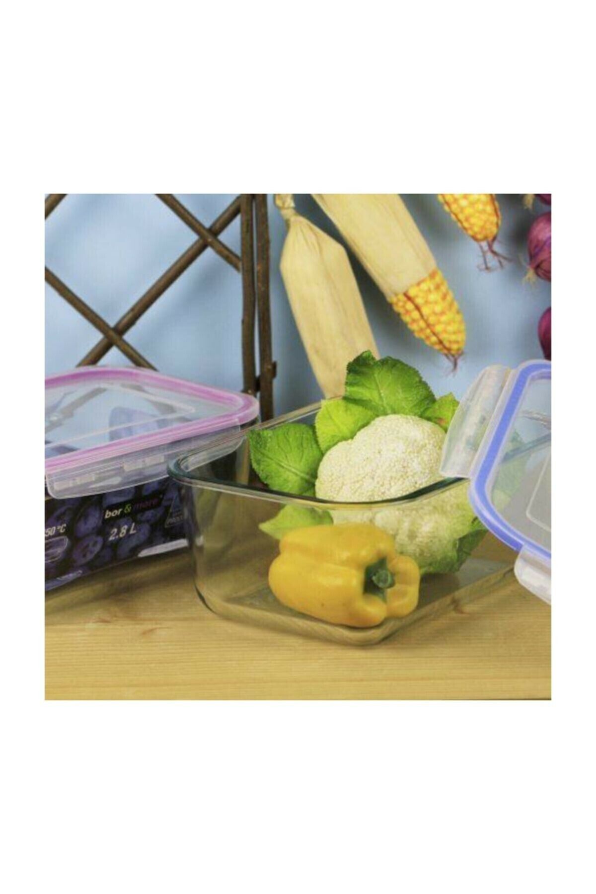 Ancel Kilitli Cam Saklama Kabı 2,8 Lt 162Lre4