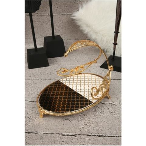 Vitale Siyah Dama Seramik Sunumluk AK.IB0001