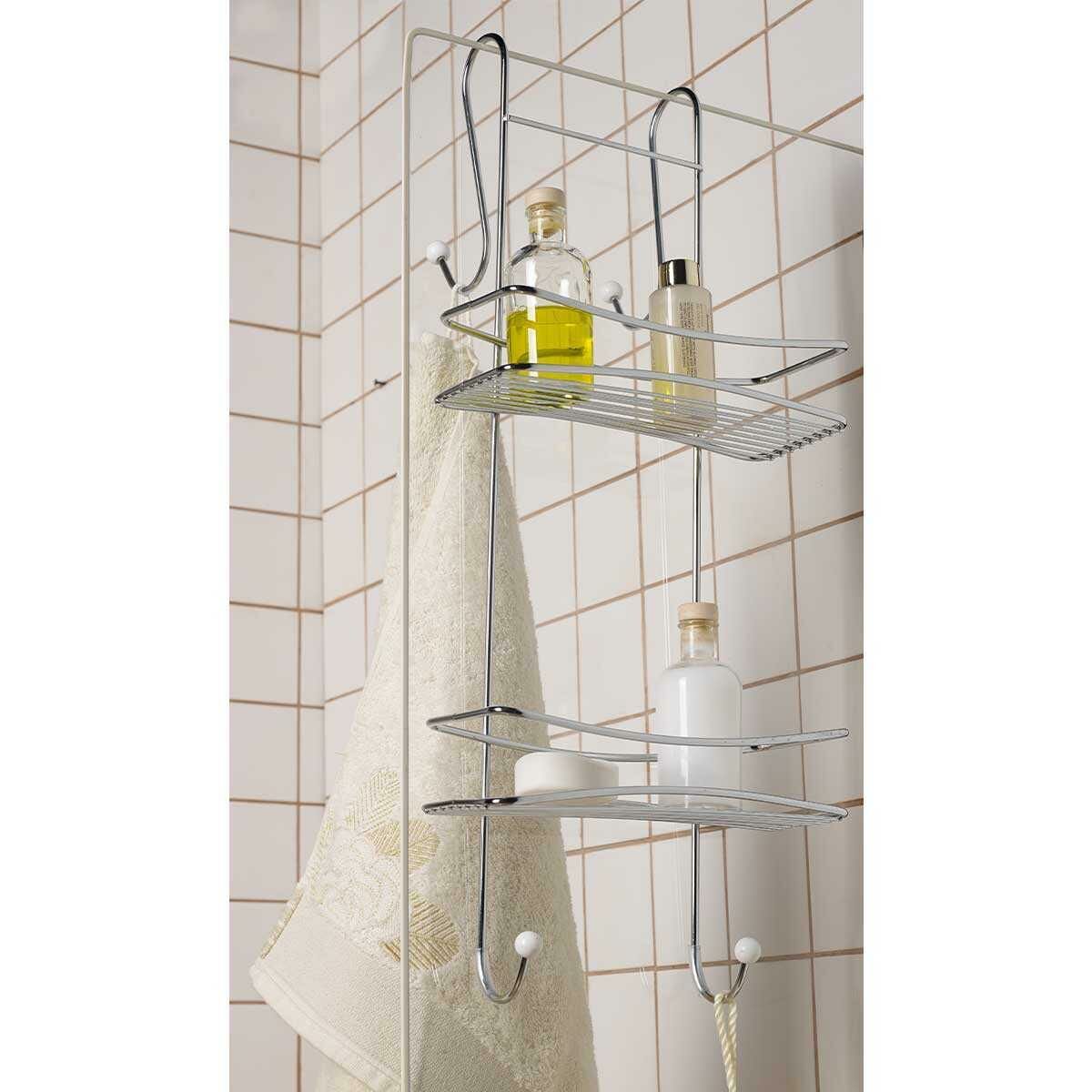 Primanova Fest Duşakabin Banyo Rafı 2 Raf D-05226