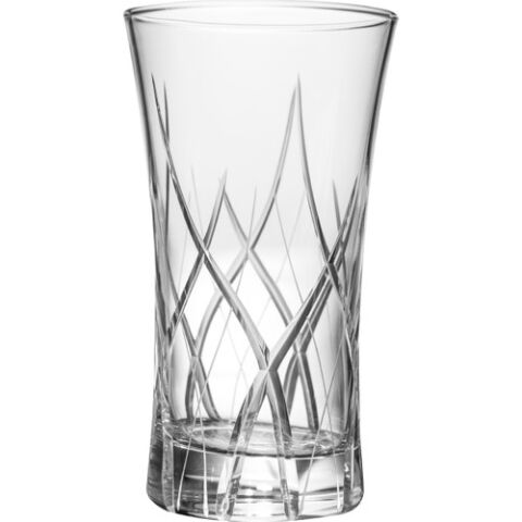 Kcd Melodi Kesme El Dekor Yaldızlı 6 Adet Desenli Su ve Meşrubat Bardak Takımı