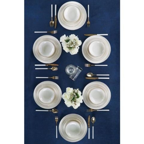 Acar Semazen Gold 6 Kişilik 24 Parça Yemek Takımı XTL-22-0001