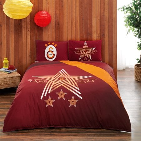 TAÇ LİSANSLI GALATASARAY ŞAMPİYONLUK NEVRESİM TAKIMI ÇİFT KİŞİLİK