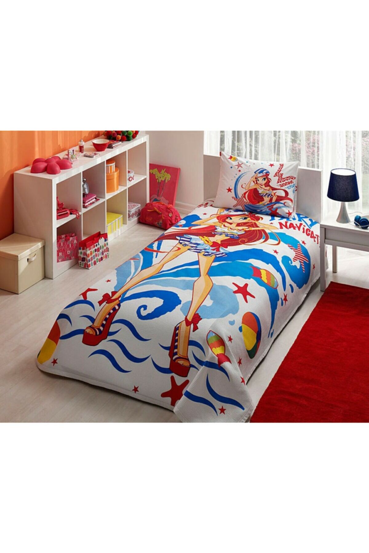 Taç Tek Kişilik Winx Bloom Ocean Pike Takımı