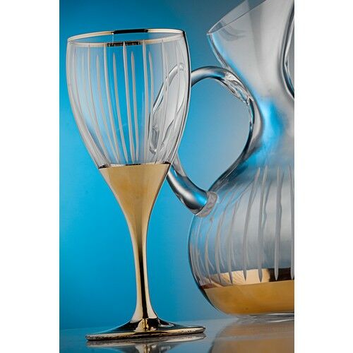 Kcd Natür 6 Adet Ayaklı Bardak Kadeh