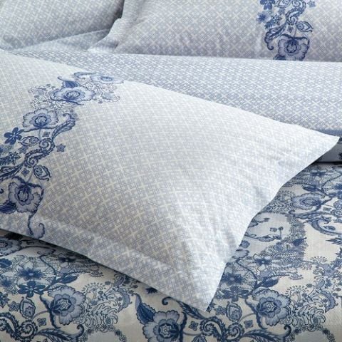 Puffy Marinella Tek Kişilik Pike Takımı - Mavi 17211