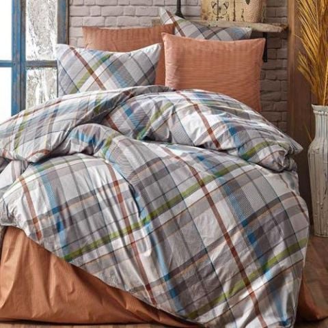 MAJOLİ BAHAR PLAİD ÇİFT KİŞİLİK NEVRESİM TAKIMI