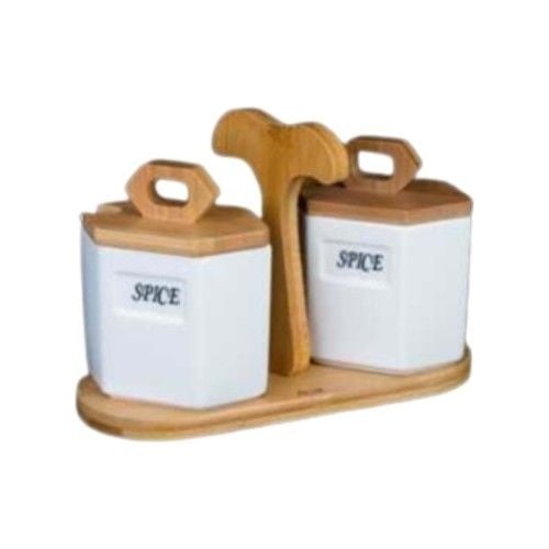 Acar Bambu Standlı 2'li Baharat Seti