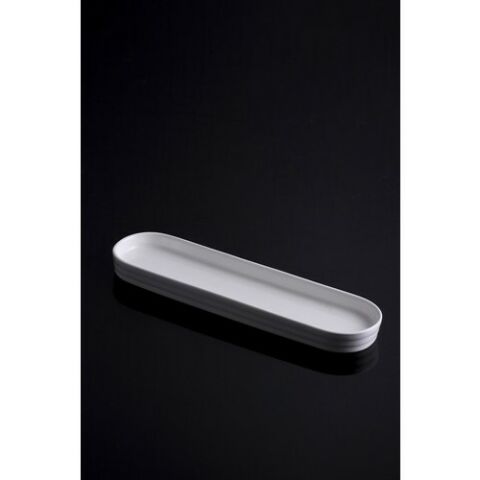 Acar Bianca Perla 4'lü Porselen Oval Servis Tabak - 25.4 cm.