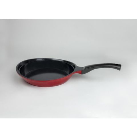 Primanova Bordain Alüminyum Kızartma Tavası 28 cm Kırmızı D-BOR28FR