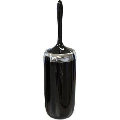 Primanova Lima Klozet Fırçası Krom Dekorlu - Siyah M-E07-06-P