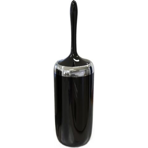 Primanova Lima Klozet Fırçası Krom Dekorlu - Siyah M-E07-06-P