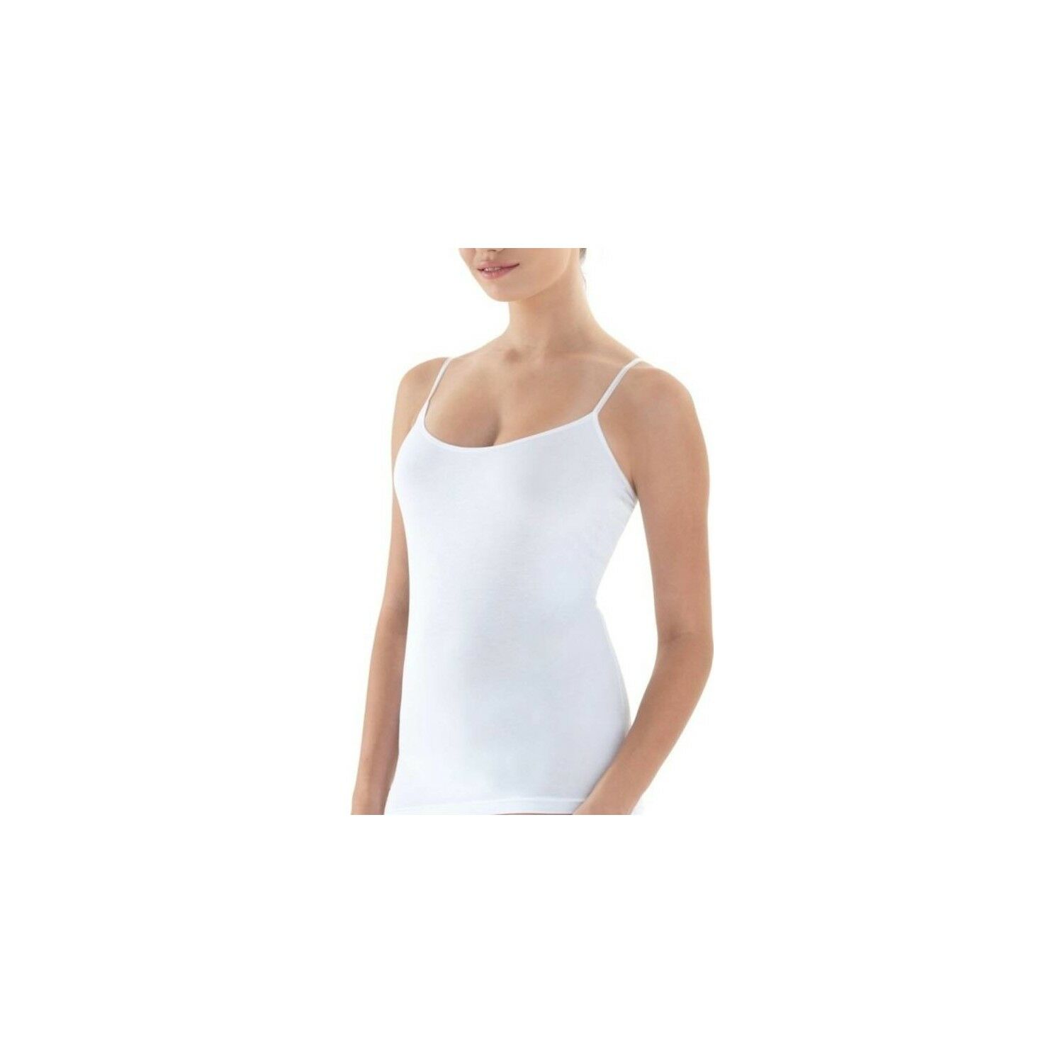 Blackspade Comfort İnce Askılı Beyaz Atlet 1547