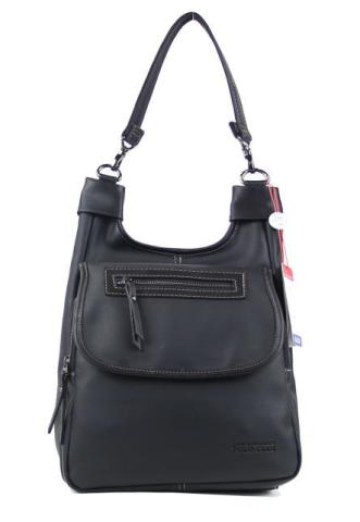 Los Angeles Polo Kadın Sırt ve Omuz Çanta 4445 Siyah Renk