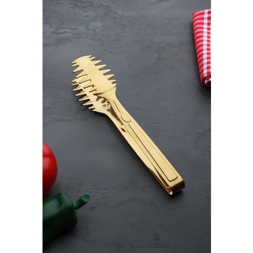 Acar Çelik 24 cm Gold Makarna Maşası XOZ-012187