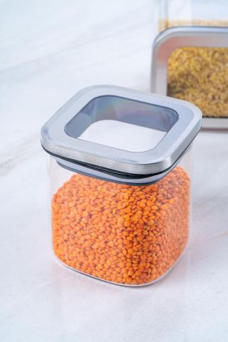 Acar Borosilikat Kare Cam Kavanoz - 700 Ml QDM-012113/18