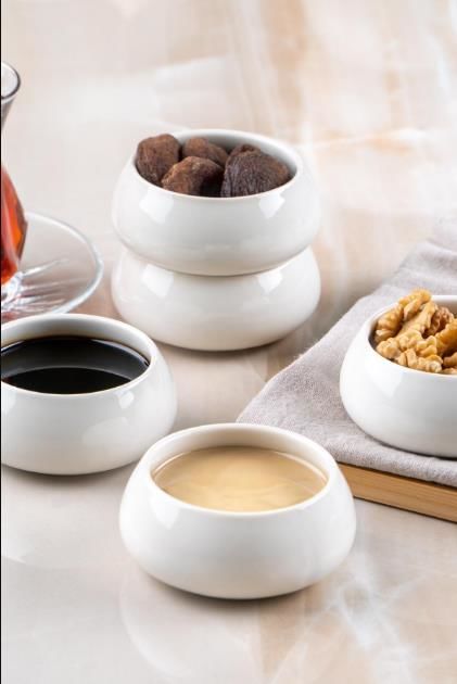 Acar Pure 6 Lı Porselen Sunumluk Kase - 8 Cm PORJ-010983