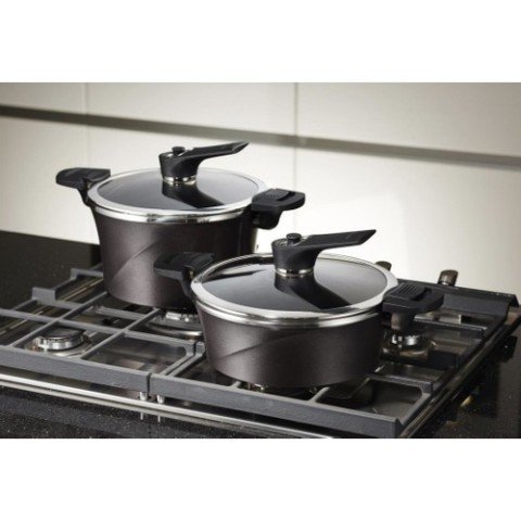 PRIMANOVA Tornado Alüminyum Vakumlu Sığ Tencere 24CM V-VA24L