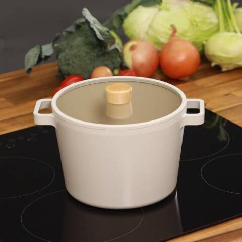Neoflam Fika 22 Cm 4.7 L Döküm İndiksiyonlu Derin Tencere D-NEOF222D