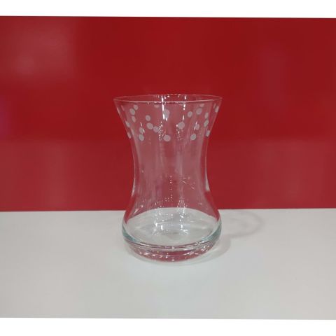 Jumbo Fashıon Noktalı İnce Belli Çay Bardağı