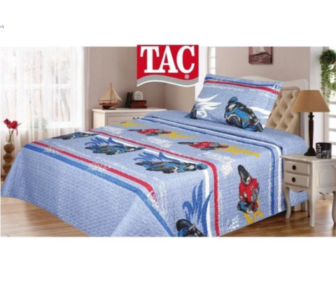 Taç Yatak Örtüsü Tek Kişilik Motocross