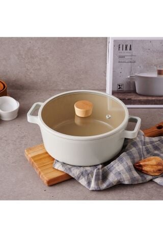 Neoflam Fika 22 Cm 2.6 L Döküm İndiksiyonlu  Tencere D-NEOF222