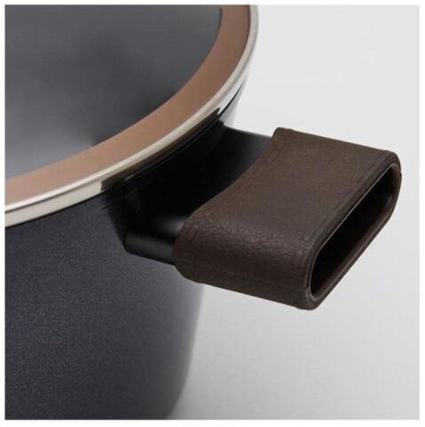 Neoflam Nobless Cam Kapaklı Alüminyum Derin Tencere 20 cm x 8 cm D-NEON200D