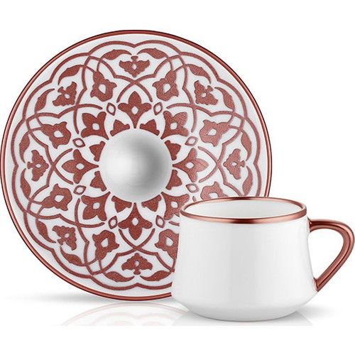 Koleksiyon Sufı Turk Kahvesı St 6Lı Lale Bakır