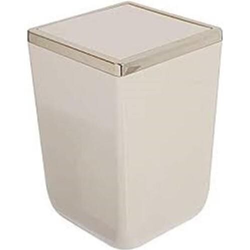 Primanova Çöp Kovası Kapaklı Bej Altın M-SA05-09-A