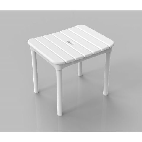 Primanova Okaliptus Tabure Beyaz M-KV33-01