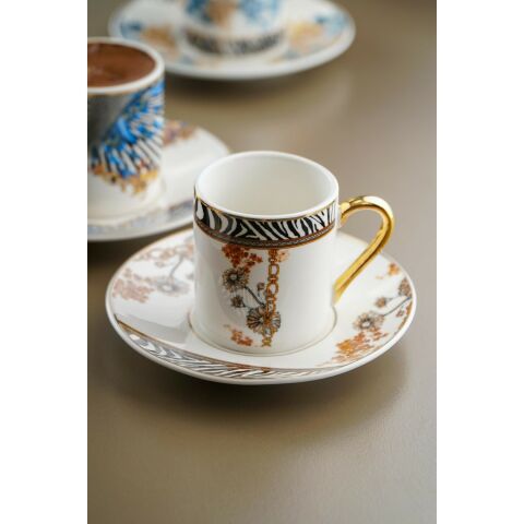 Acar Magic Breath 6'lı Porselen Kahve Fincan Takımı