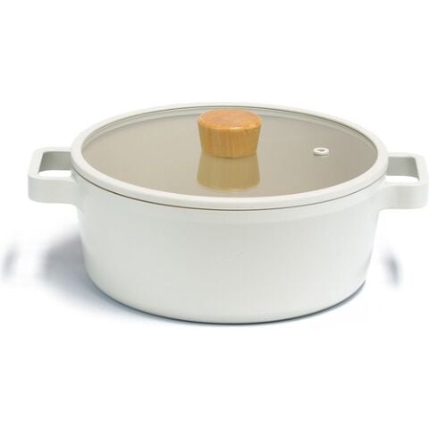 Neoflam Fika Cam Kapaklı Alüminyum Döküm Tencere Seti D-NEOFS7