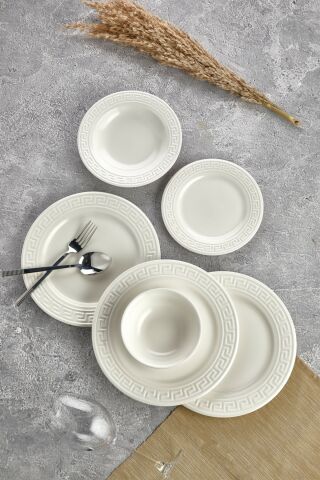 Cooker 6 Kişilik Milano 24 Parça Yemek Takımı CKR4003