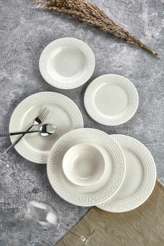 Cooker 6 Kişilik Milano 24 Parça Yemek Takımı CKR4003