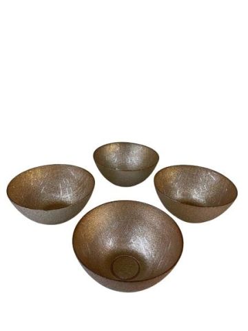 Ancel Royalıa-17855 4'Lü Kase Bağlama Set Gınger Sim