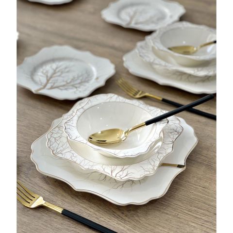 Acar Bone Porselen Norwood 24 Parça Yemek Takımı LRN-21-0364/2
