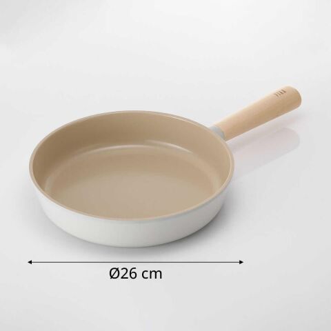 Neoflam Fika Alüminyum Döküm Tava Bej 26 cm D-NEOF126